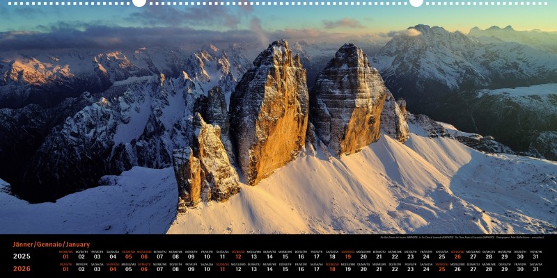Dolomiten Panoramakalender 2025-26