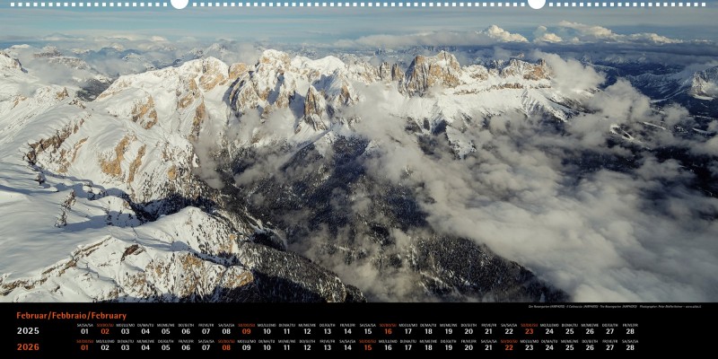 Dolomiten Panoramakalender 2025-26