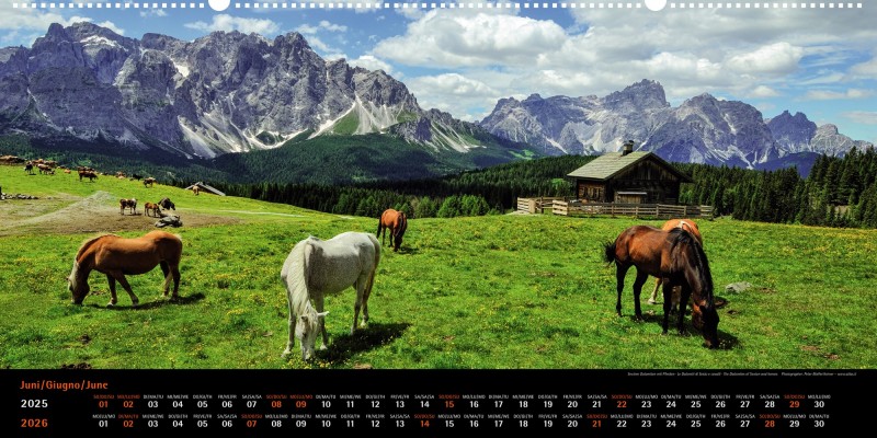 Dolomiten Panoramakalender 2025-26