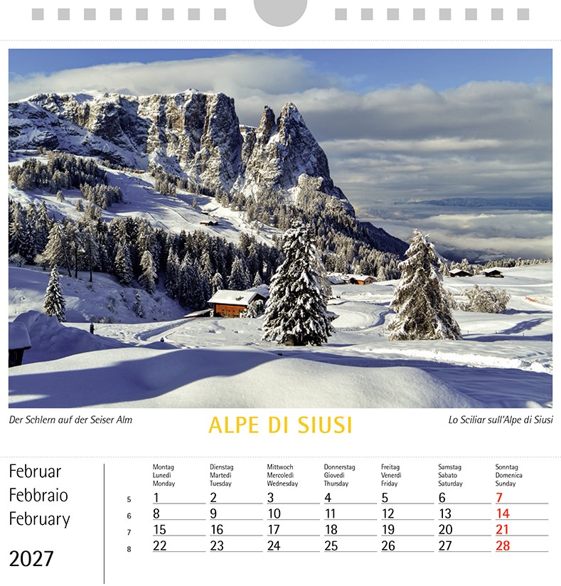 Seiser Alm-Schlern  / Alpe di Siusi 2027 