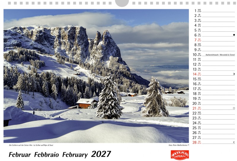 Seiser Alm-Schlern / Sciliar-Alpe di Siusi 2027 